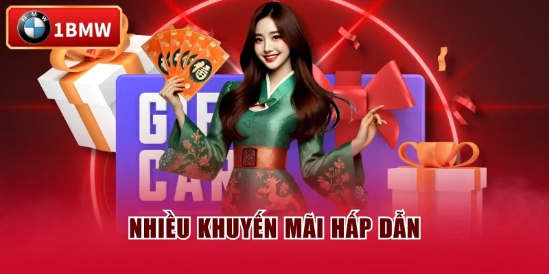 Nhiều khuyến mãi hấp dẫn Nhiều khuyến mãi hấp dẫn