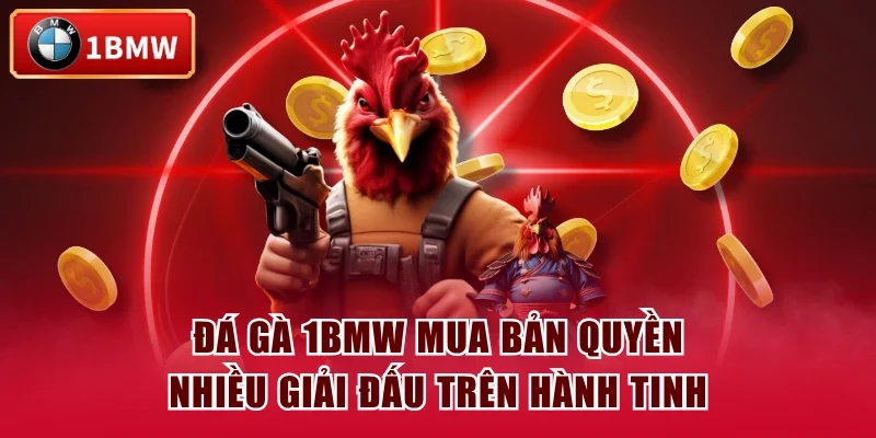 Đá gà 1BMW mua bản quyền nhiều giải đấu trên hành tinh