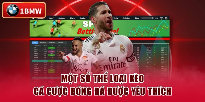 Một số thể loại kèo cá cược bóng đá được yêu thích Một số thể loại kèo cá cược bóng đá được yêu thích